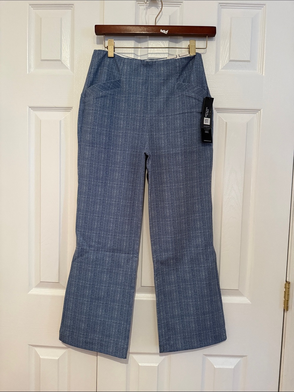 Liverpool Blue Patterned Flare Jeans